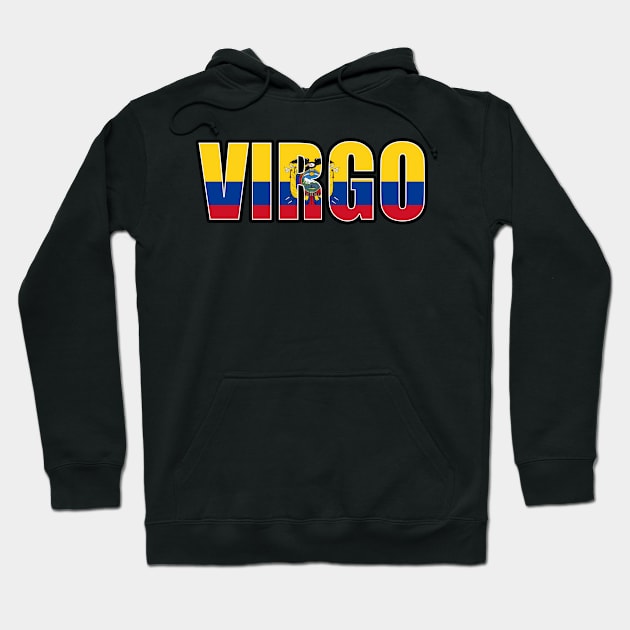 Virgo Ecuadorian Horoscope Heritage DNA Flag Hoodie by Just Rep It!!